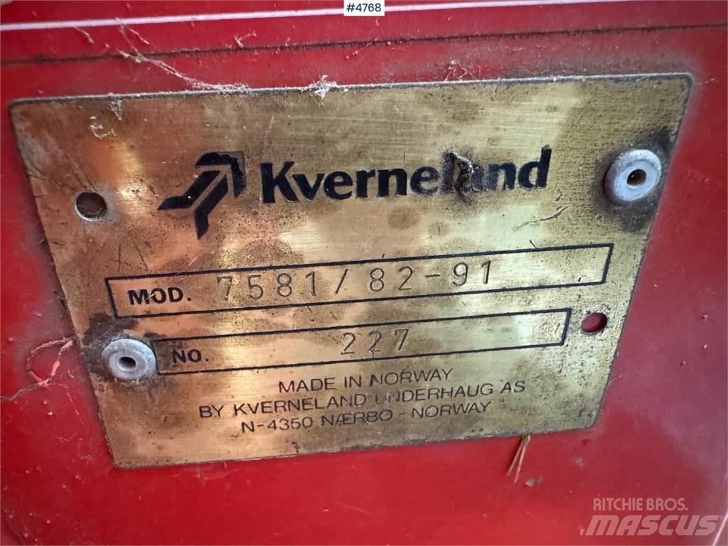 Kverneland 7581 Outro equipamento de ceifa