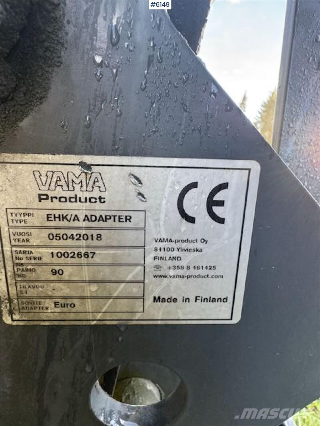 Vama Frontkost Pulverizadores rebocados