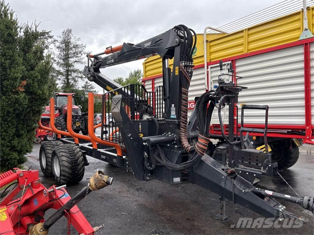 BMF 10T2+750Kran Reboques Florestais