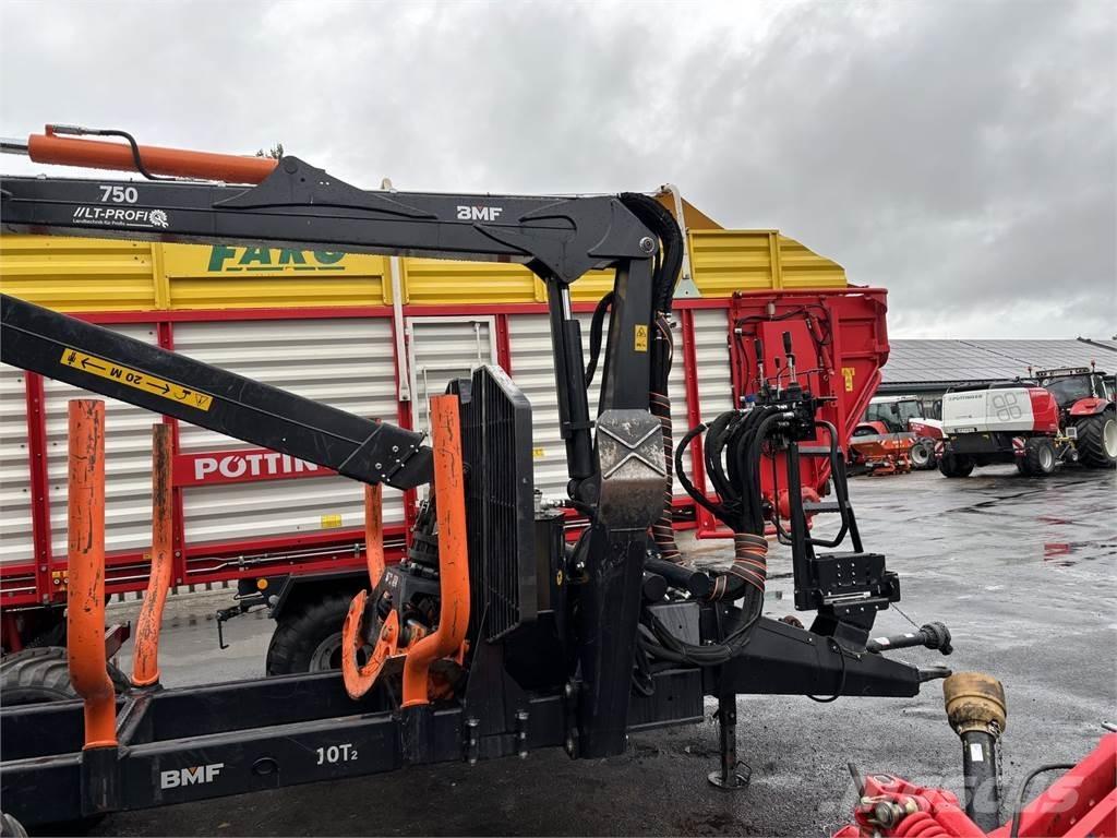 BMF 10T2+750Kran Reboques Florestais