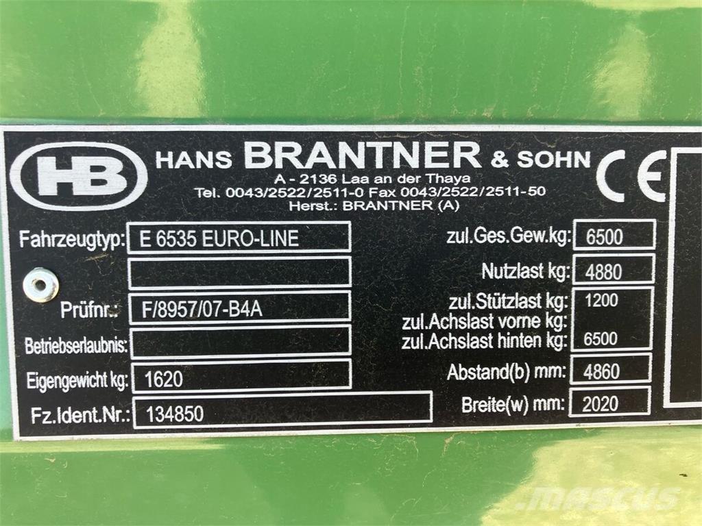  E 6535 Euro-Line Outros reboques agricolas