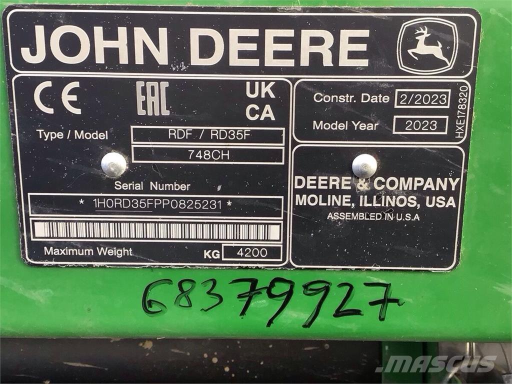 John Deere S 780 Ceifeiras debulhadoras