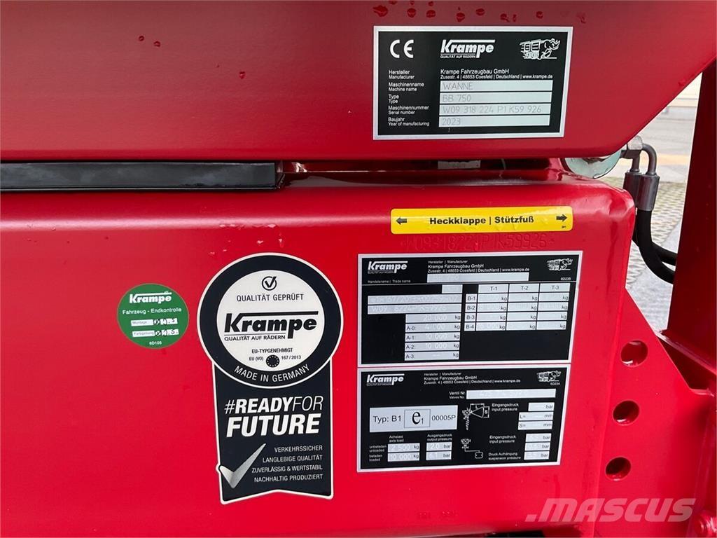 Krampe BigBody 750 Outros reboques agricolas