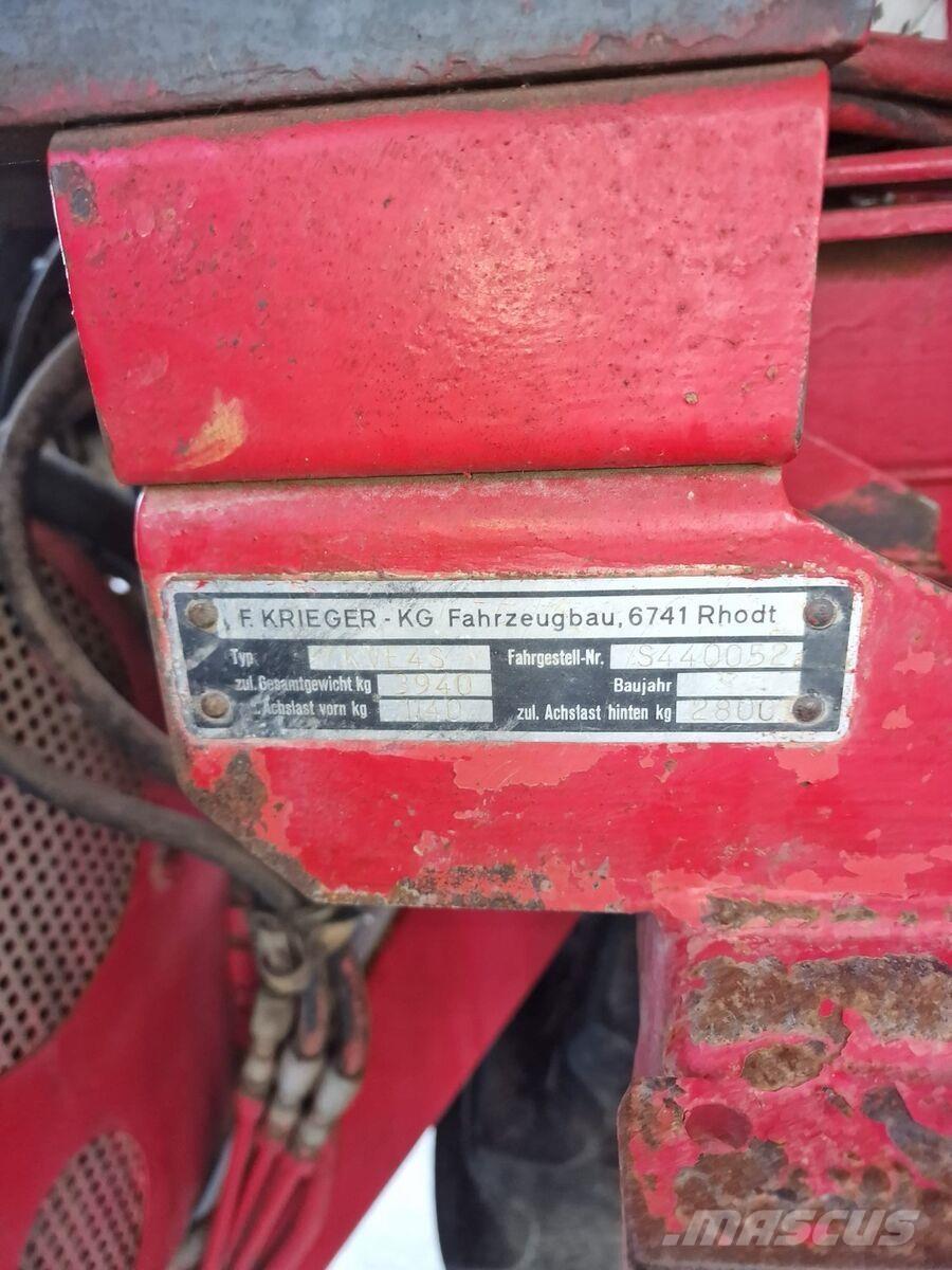  Krieger KVE 4S Máquinas de vindima