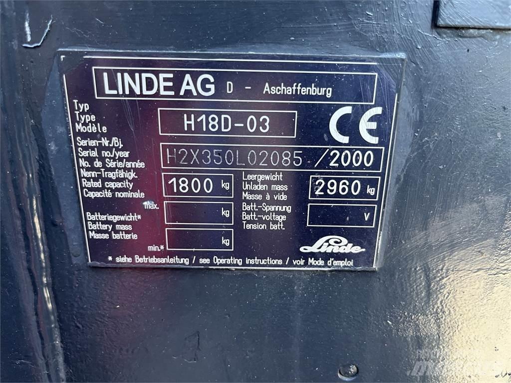 Linde H 18 D Empilhadores - Outros