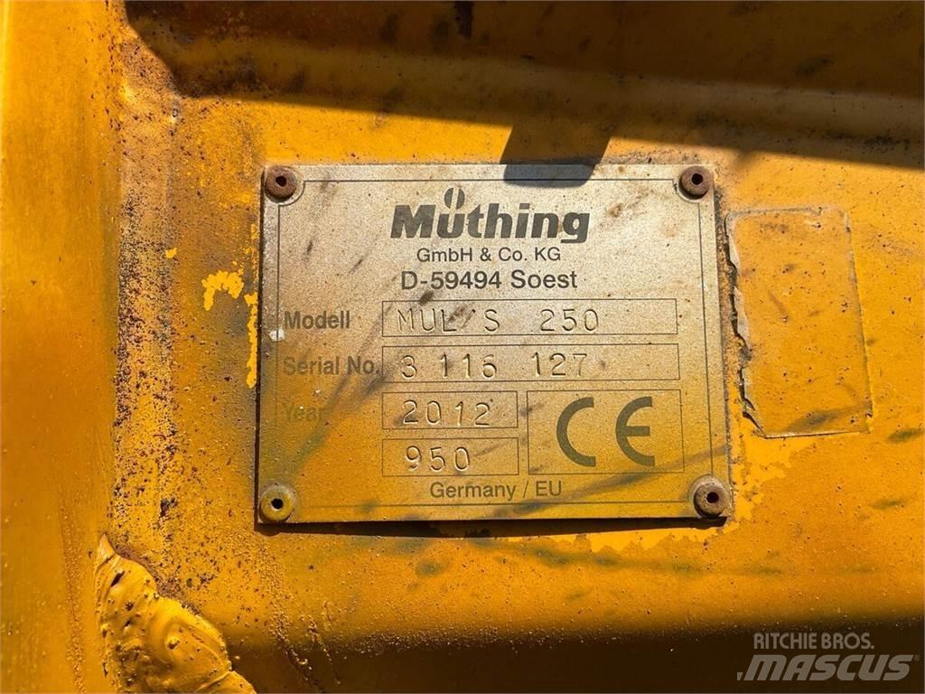 Müthing MUL/S 250 Gadanheiras e cortadores de folhas para pastos