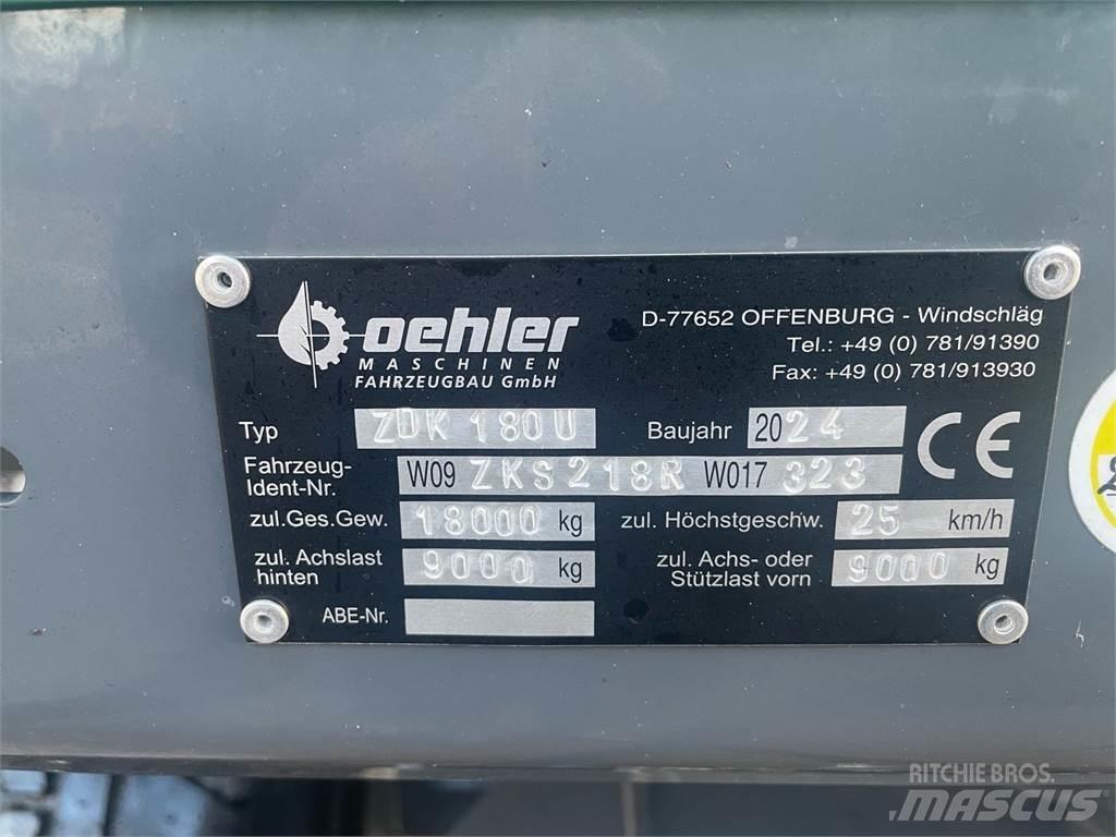 Oehler ZDK 180U Reboques Agrícolas basculantes
