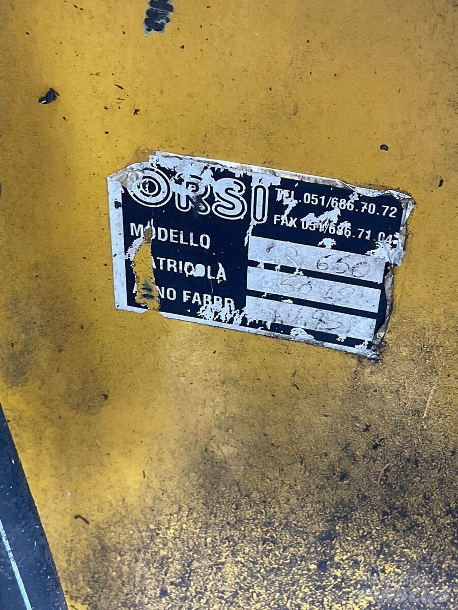 Orsi CR 650 Gadanheiras e cortadores de folhas para pastos