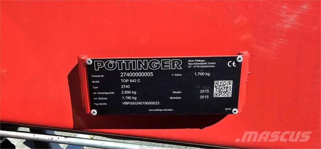 Pöttinger TOP 842C Encordoadores de Feno