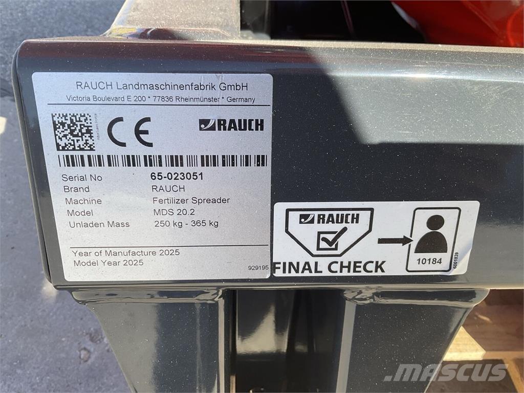 Rauch MDS 20.2 Outras máquinas e acessórios de fertilização
