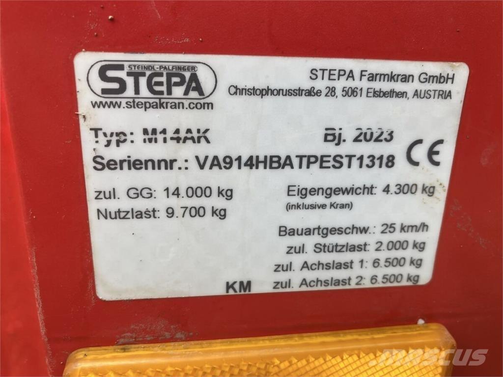Stepa M14AK FZ7090 Reboques Florestais