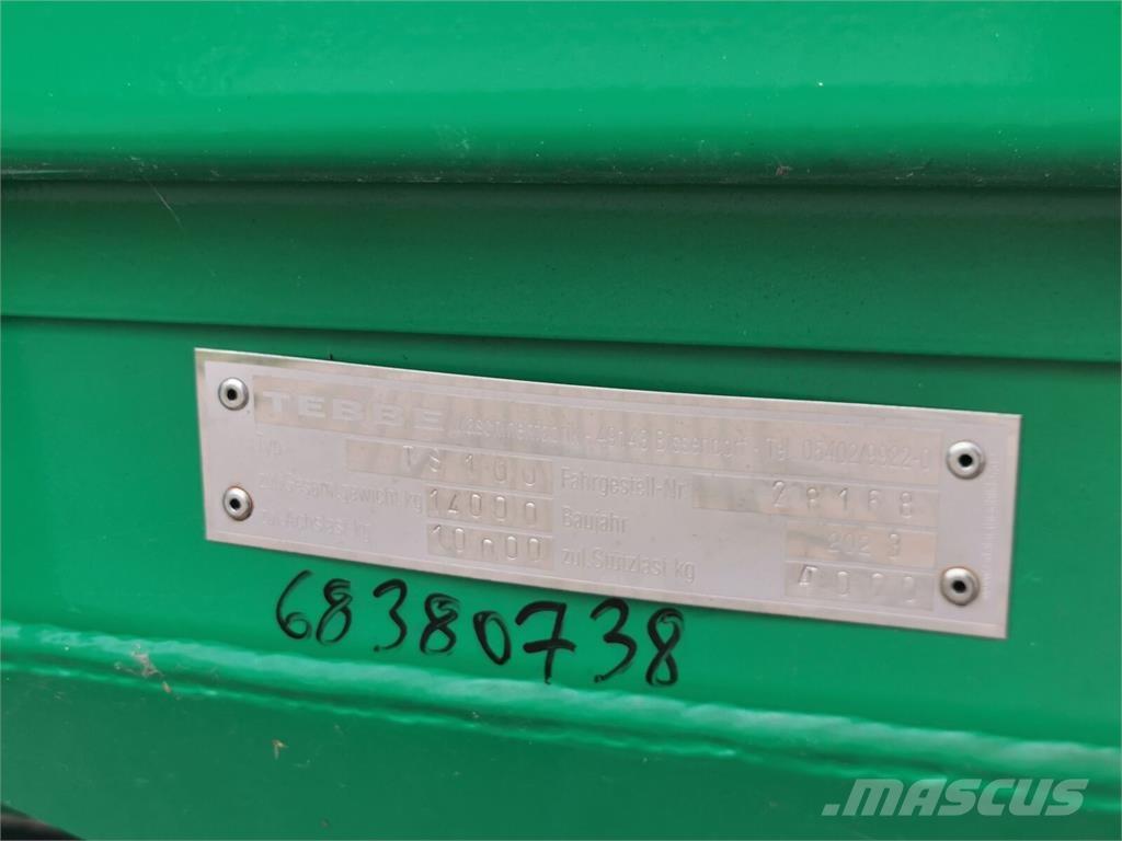Tebbe TS 100 Espalhadores de estrume