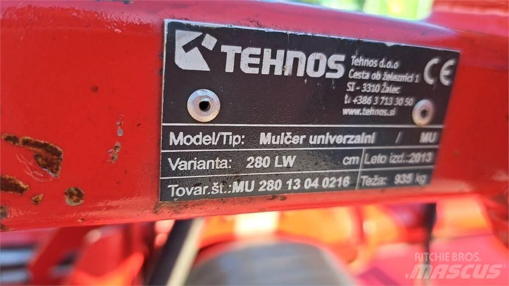 Tehnos MU 280 LW Gadanheiras e cortadores de folhas para pastos
