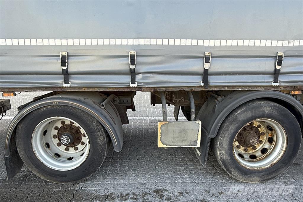 Krone 2 Aks Gardin Camiões reboque de cidade