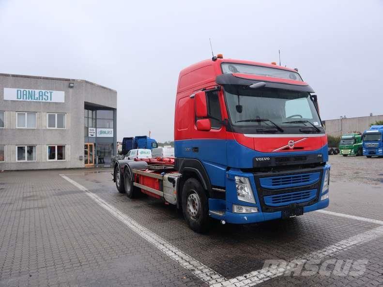 Volvo FM 500 EURO 6 Camiões caixa desmontável com elevador de cabo