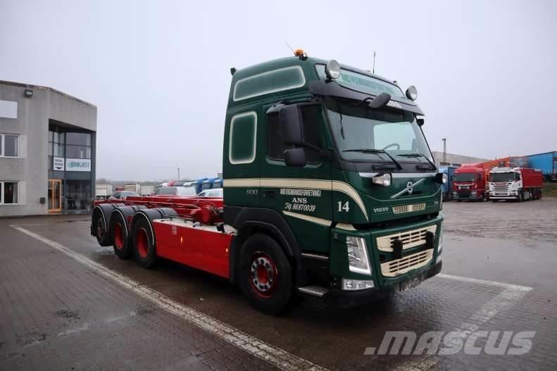 Volvo FM 500 EURO 6 Camiões caixa desmontável com elevador de cabo