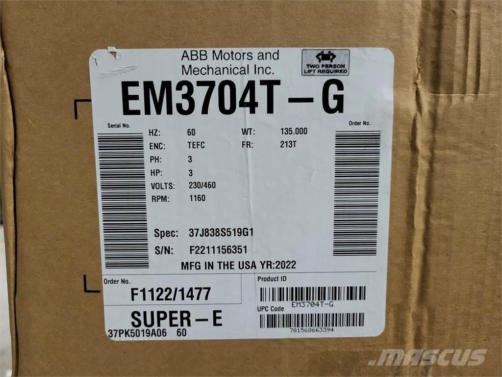 ABB MOTORS EM3704T-G Motores industriais