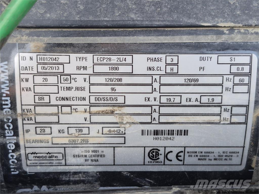 Allmand ELT20 Outros componentes