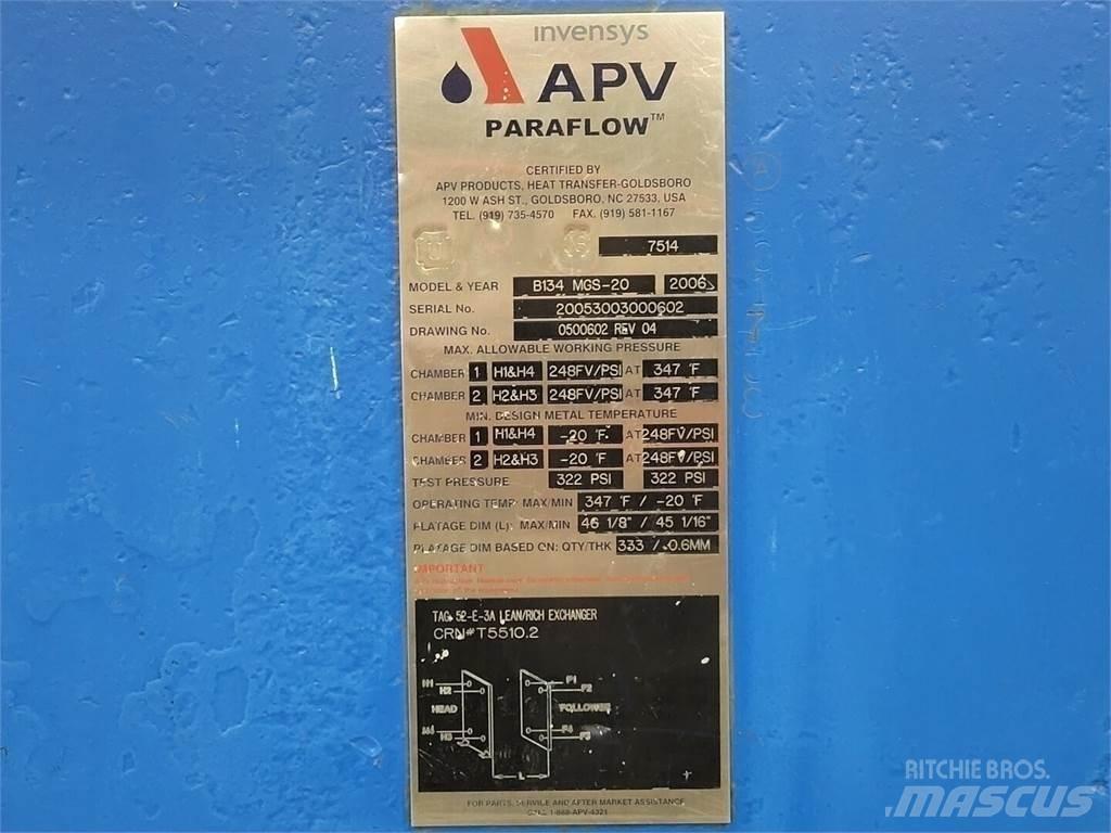 APV B134 MGS-20 Construção - Outros
