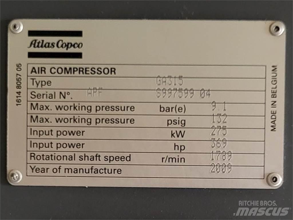 Atlas Copco GA315 Compressores