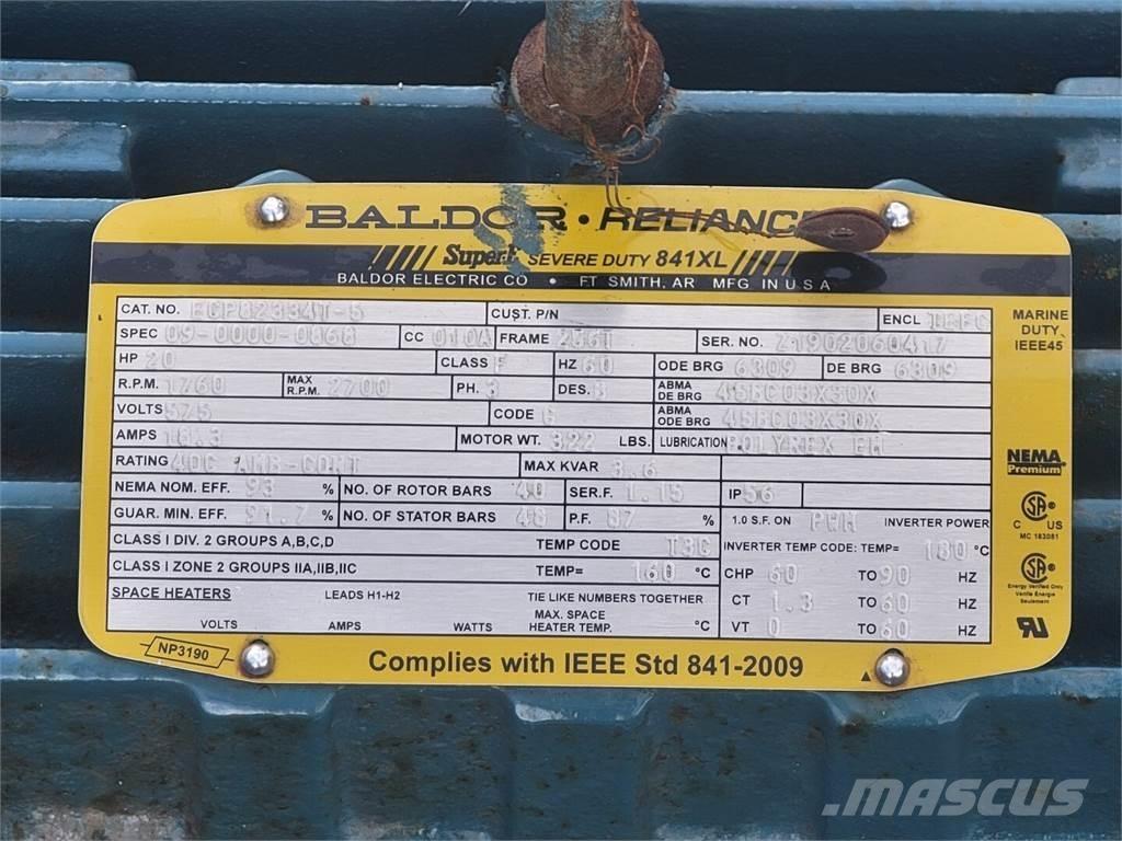 Baldor ECP82334T-5 Motores industriais