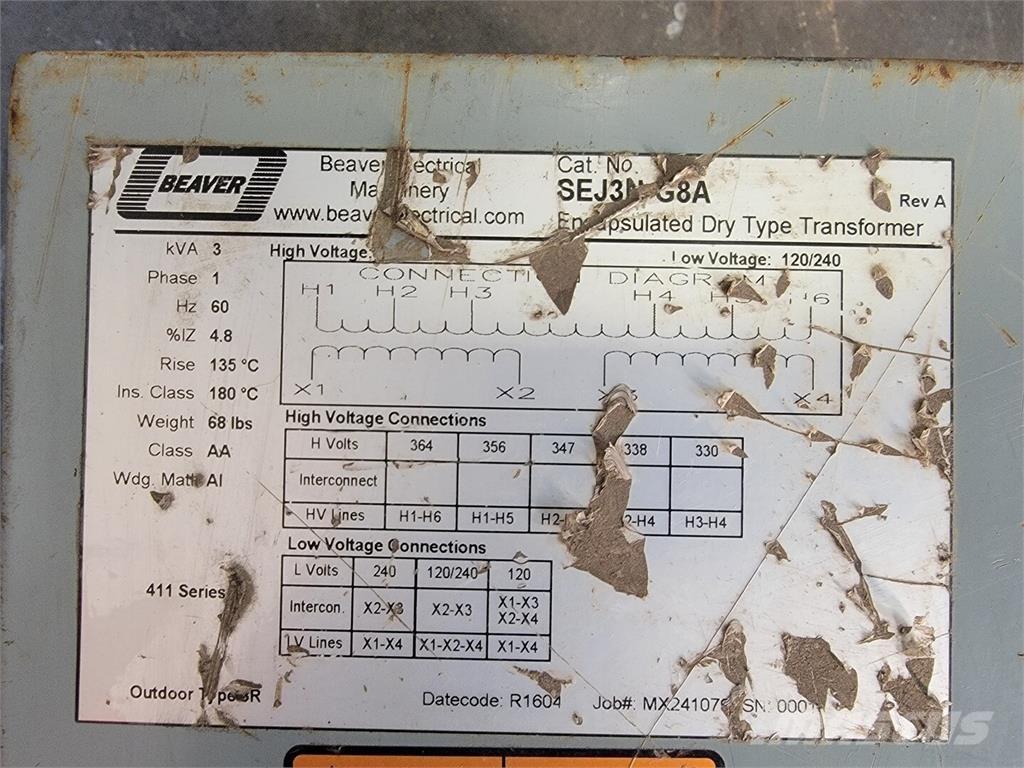  BEAVER SEJ3NG8A Construção - Outros
