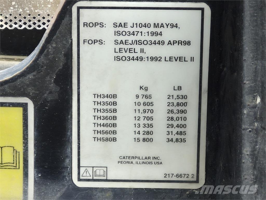 CAT TH560B Telescópicas para Agricultura