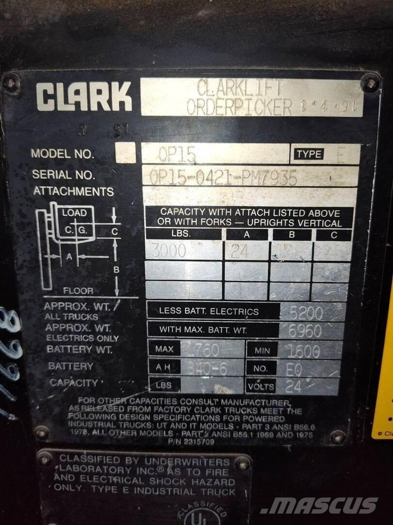 Clark OP-15 Construção - Outros
