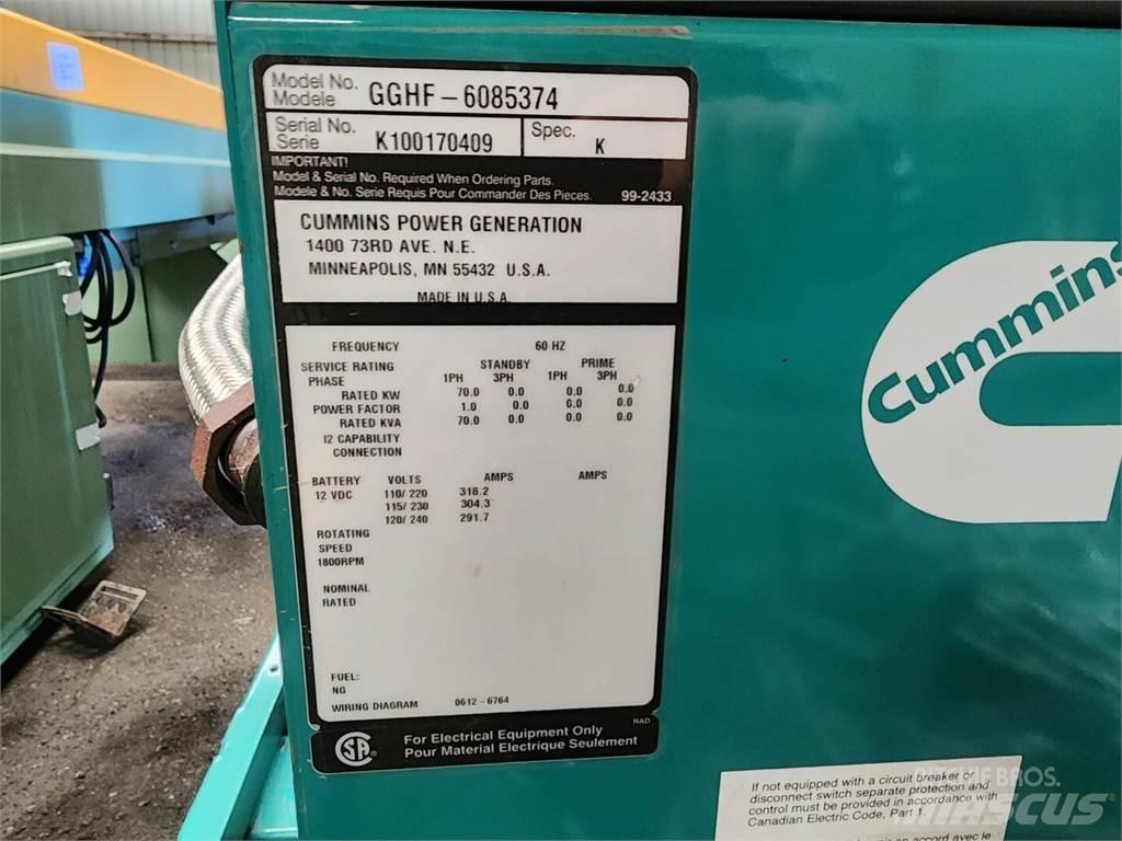Cummins GGHF-6085374 Geradores Diesel
