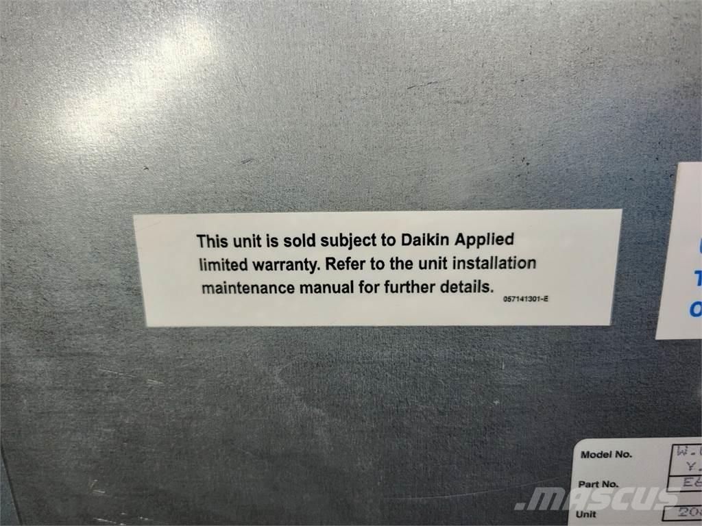  DAIKIN Enfinity 036 Equipamento de aquecimento e descongelamento