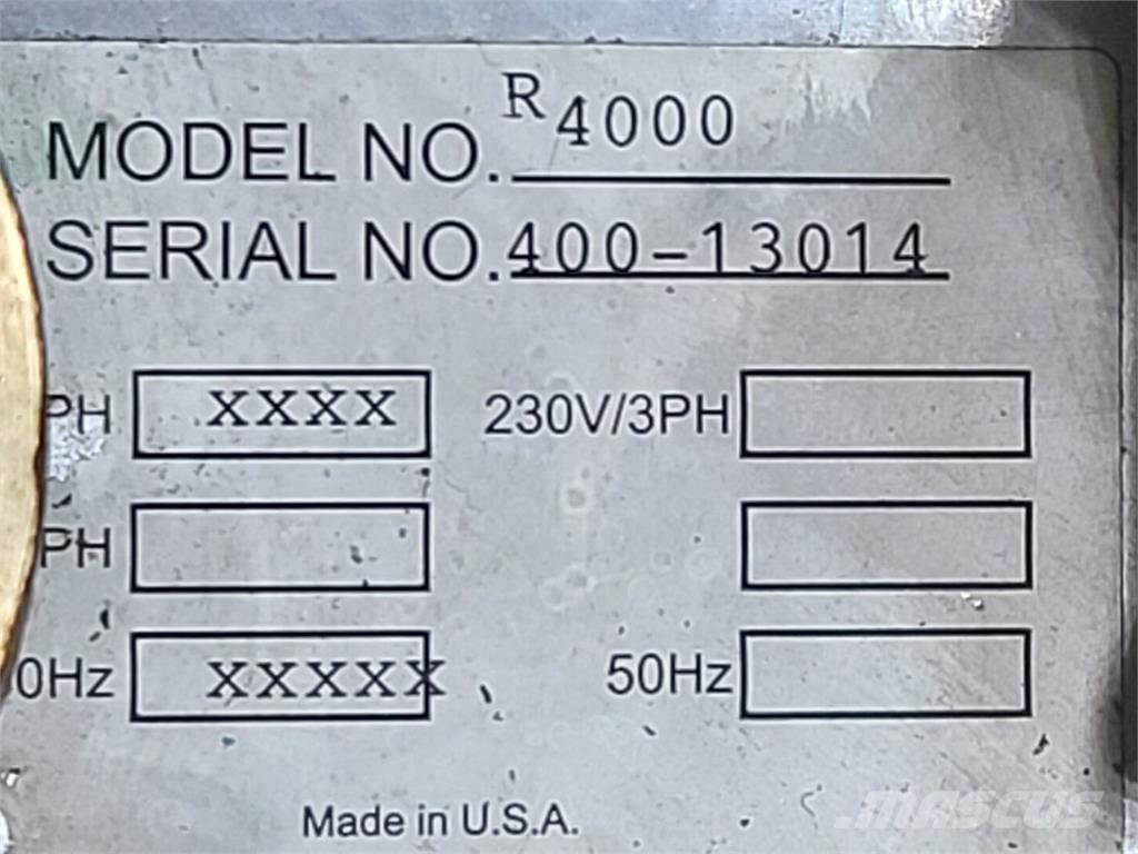  DYNAFLUX R4000 Equipamento de aquecimento e descongelamento