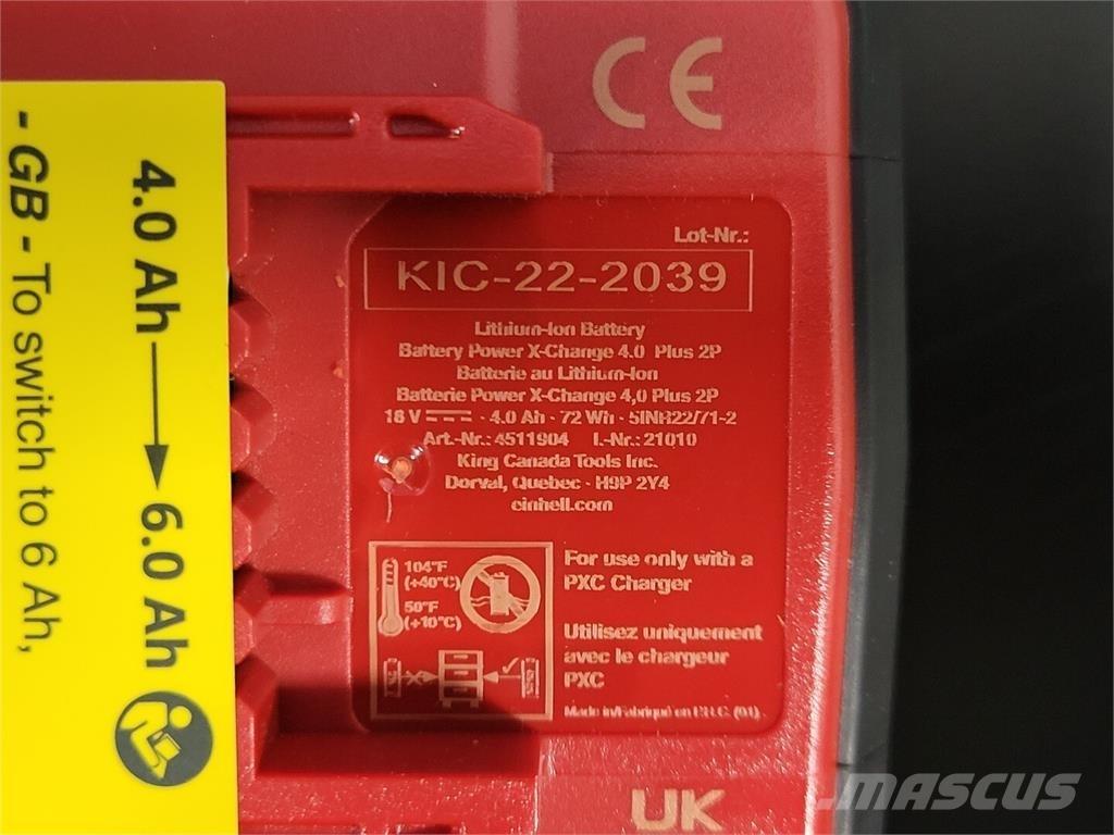 Einhell 4511904 Baterias