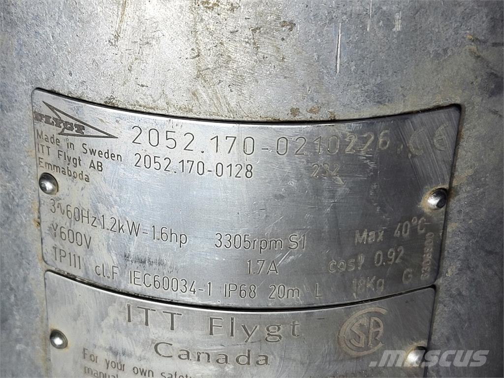 Flygt 2052.170-0128 Bombas de água