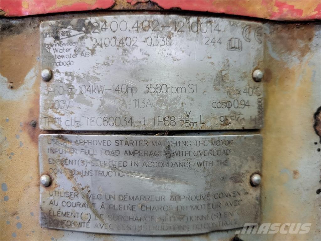 Flygt 2400.402 Bombas de água