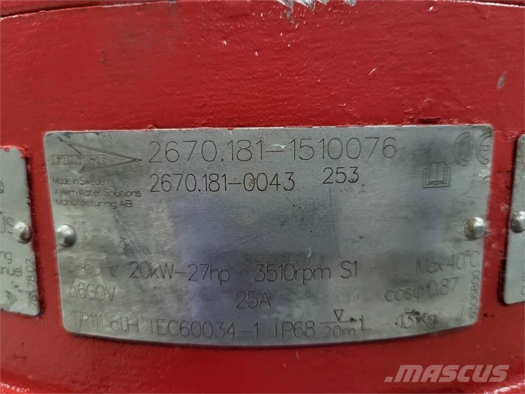 Flygt 2670.181-0043 Bombas de água