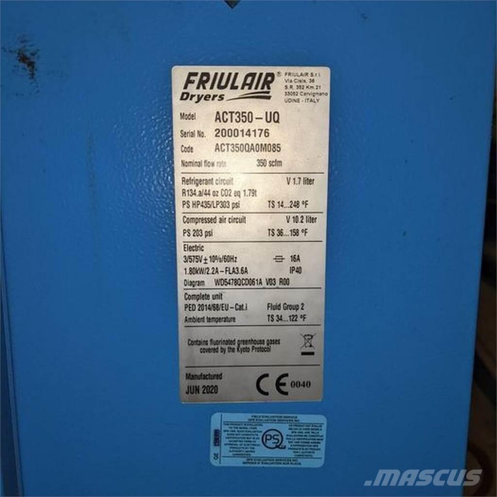  FRIULAIR ACT350-UQ Secadores de ar comprimido