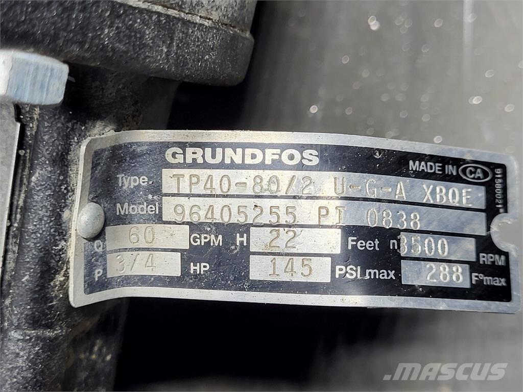 Grundfos 96405255 Bombas de água