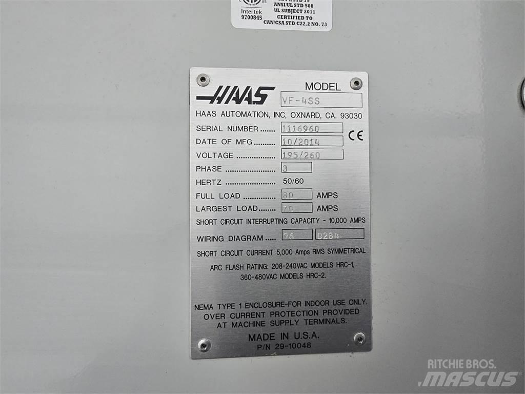 Haas VF-4SS Construção - Outros
