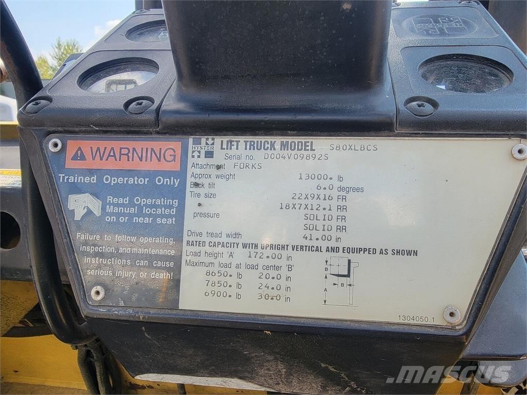 Hyster S80XLBCS Construção - Outros
