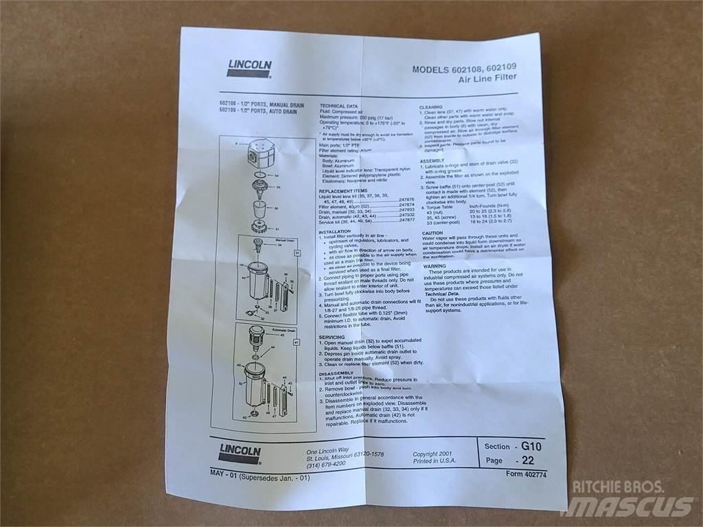 Lincoln 602108 Construção - Outros
