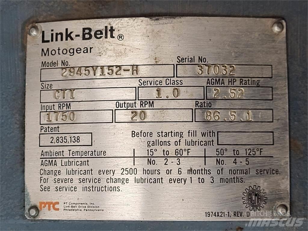 Link-Belt 2945Y152-H Construção - Outros
