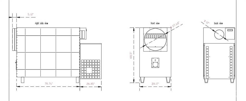  MABRE MGF 330-1125 Equipamento de aquecimento e descongelamento