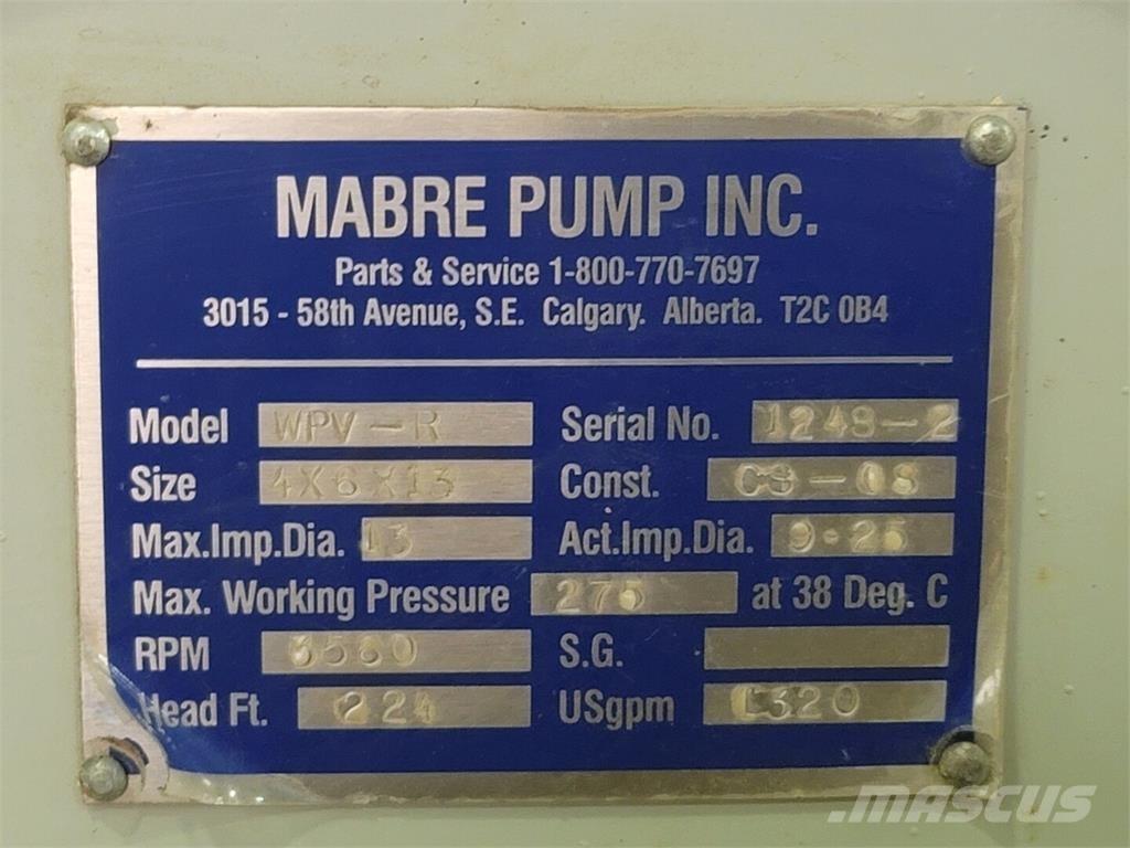  MABRE PUMP WPV-R Bombas de água