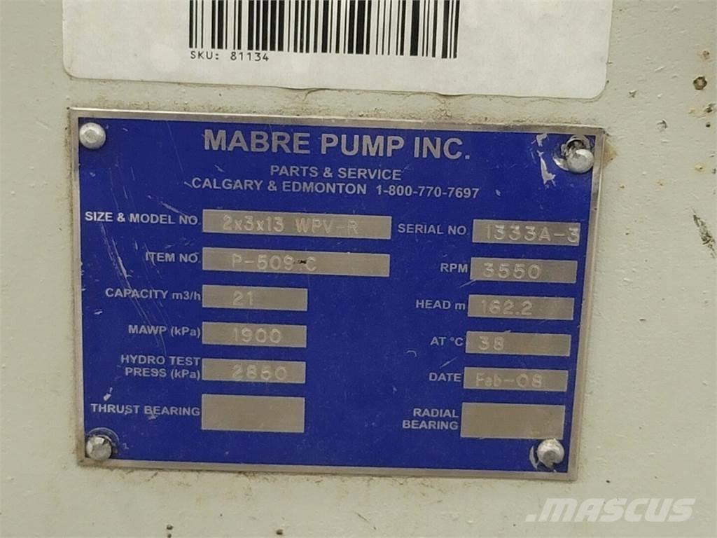  MABRE PUMP WPV-R Bombas de água