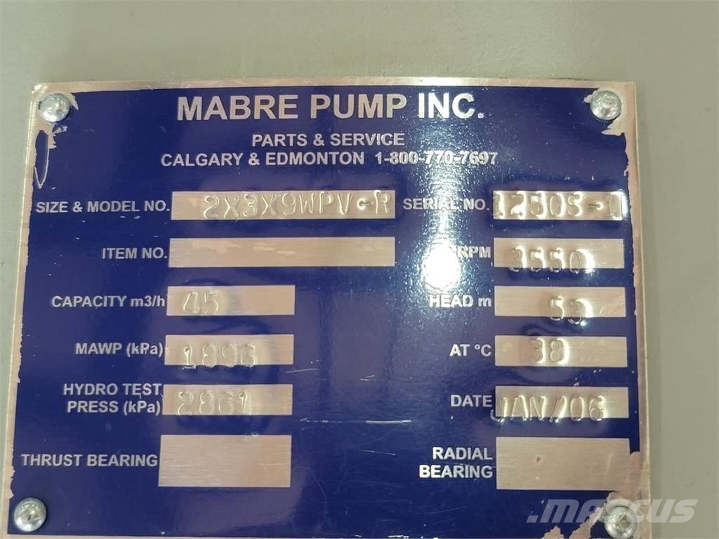  MABRE PUMP WPV-R Bombas de água