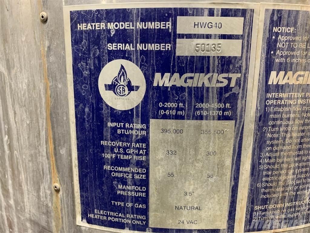  MAGIKIST HWG40 Equipamento de aquecimento e descongelamento