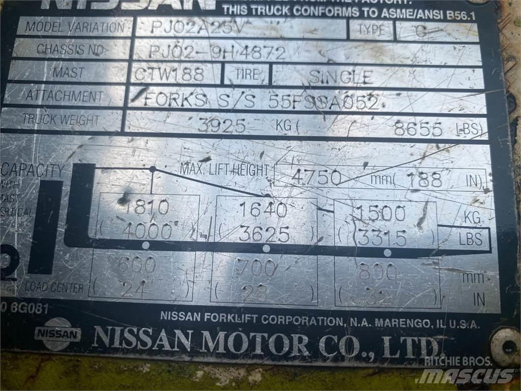 Nissan PJO2A25V Construção - Outros
