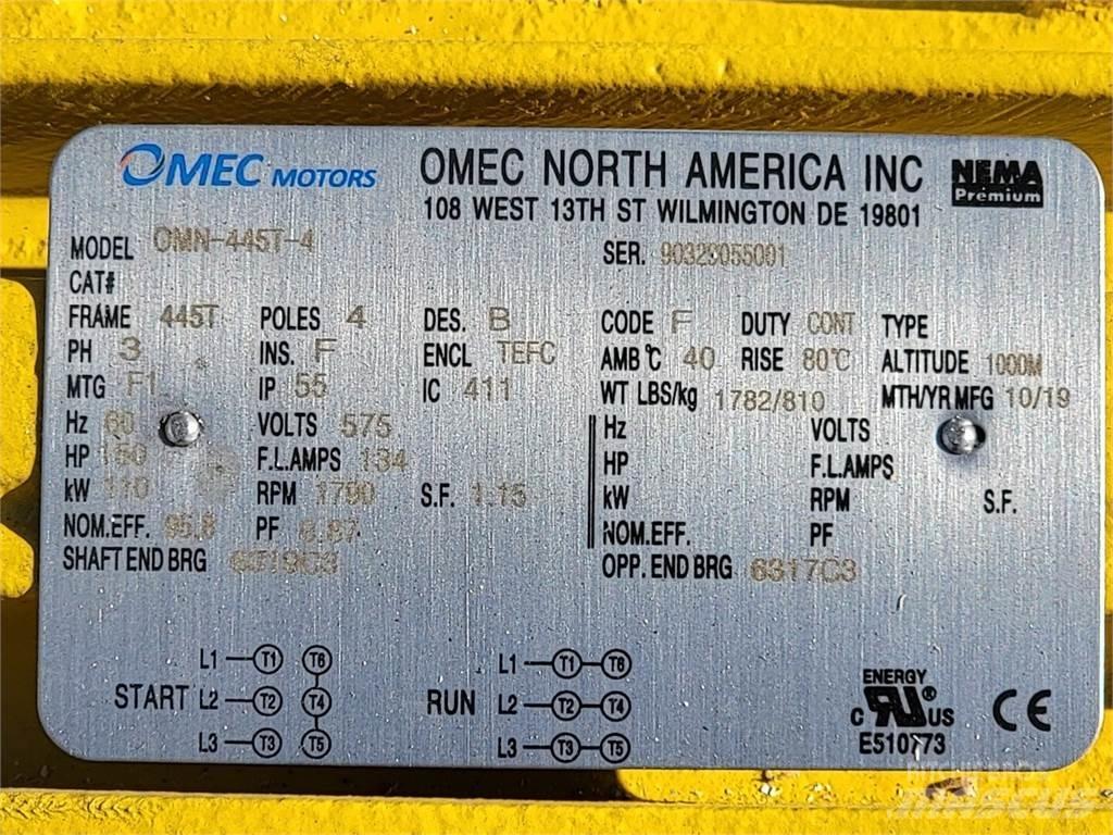  OMEC OMN-445T-4 Motores industriais