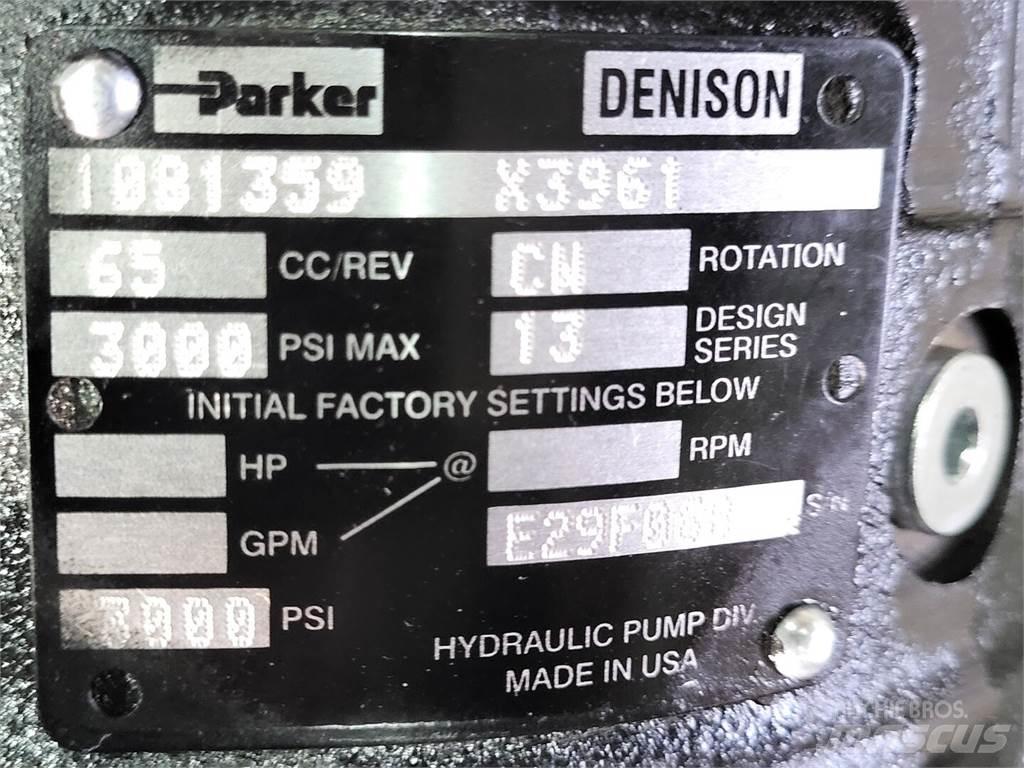 Parker 10B1359 X3961 Bombas de água