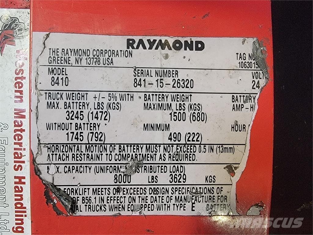 Raymond 8410 Construção - Outros
